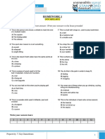 Homework 1: Choose The Correct Answers. Write Your Answers in The Boxes Provided