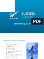 Estimating Sales