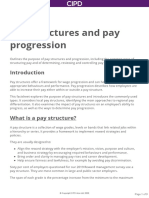 Pay Structures and Pay Progression: Page 1 of 9