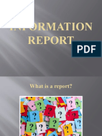 Informational Report