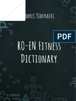 RO EN Fitness dictionary