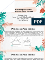 Gelombang Dan Optik Pembiasan Pada Prisma