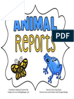 Animal Reports Sign