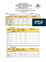 Monitoring Tool For The Opening of Classes Sy 2018 2019