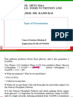 Course Code: 18Ftc104A Course Title: Food Nutrition and Dietetics Course Leader: Dr. Rajdurai