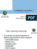 Cri Lecture Obe 7 Idea Evaluation Approaches