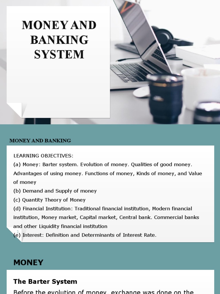 Money and Banking System PDF Money Supply Demand For Money