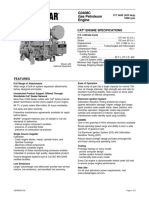 CAT Engine Specifications: G3408C Gas Petroleum Engine