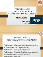 Performance Management and Compensation Practices: M19MBE334
