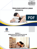 Teknik Penulisan Karya Ilmiah MODUL 3 Siti Kagumirah