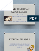 Teknik Penulisan Karya Ilmiah Modul 5 Siti Kagumirah