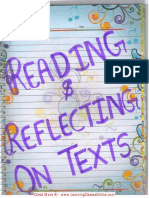 Reading and Reflection On Texts Practical File