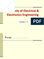 Elements of Electrical & Electronics Engineering: Lecture - 3