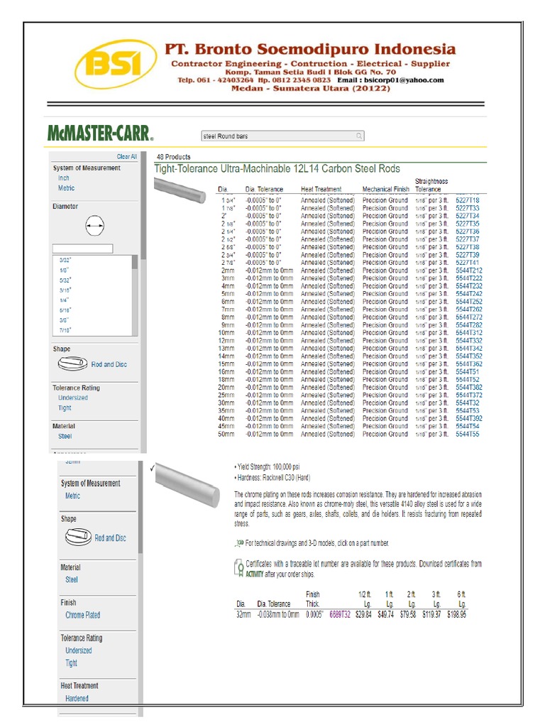 Catalogue MC Master Carr | PDF
