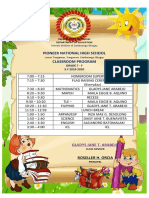 CLASS PROGRAM