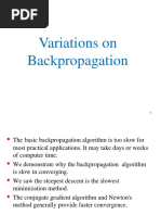 Variations On Backpropagation