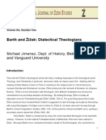 Barth and Zizek Dialectical Theologians