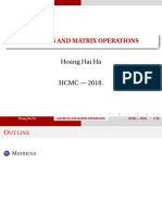 Matrix Operations Guide