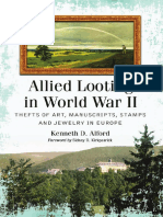 Alford - Allied Looting in World War II; Thefts of Art, Manuscripts, Stamps and Jewelry in Europe (2011)