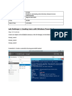 Lab Challenge 1: Creating Users With Windows Powershell: Page 128 in Labman