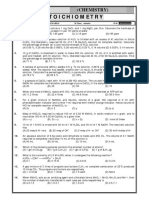 Stoichiometry Quiz Answers (Chemistry