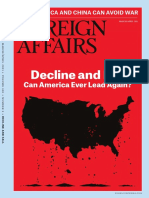 Foreign Affairs March April 2021 Issue Now