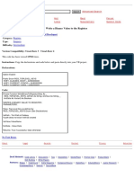 Write a Binary Value to the Registry