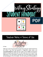 ACE Writing Strategy: Student Handout