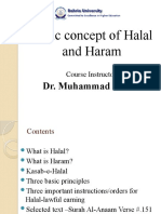 Basic Concept of Halal and Haram: Dr. Muhammad Nawaz