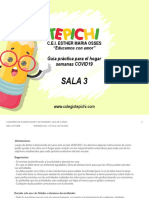 Cuaderno de Planificación y Actividades Sala de 3