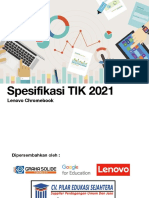 Spesifikasi TIK 2021 Lenovo - CV. PILAR
