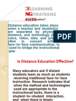 Distance Learning Teaching Strategies: - What Is Distance Education?