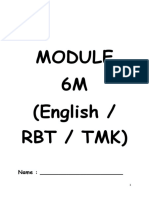 Module 6 English RBT TMK Lesson Plans and Exercises