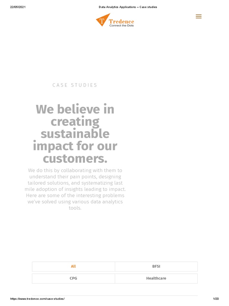 Data Analytics Applications - Case Studies | PDF | Analytics | Inventory