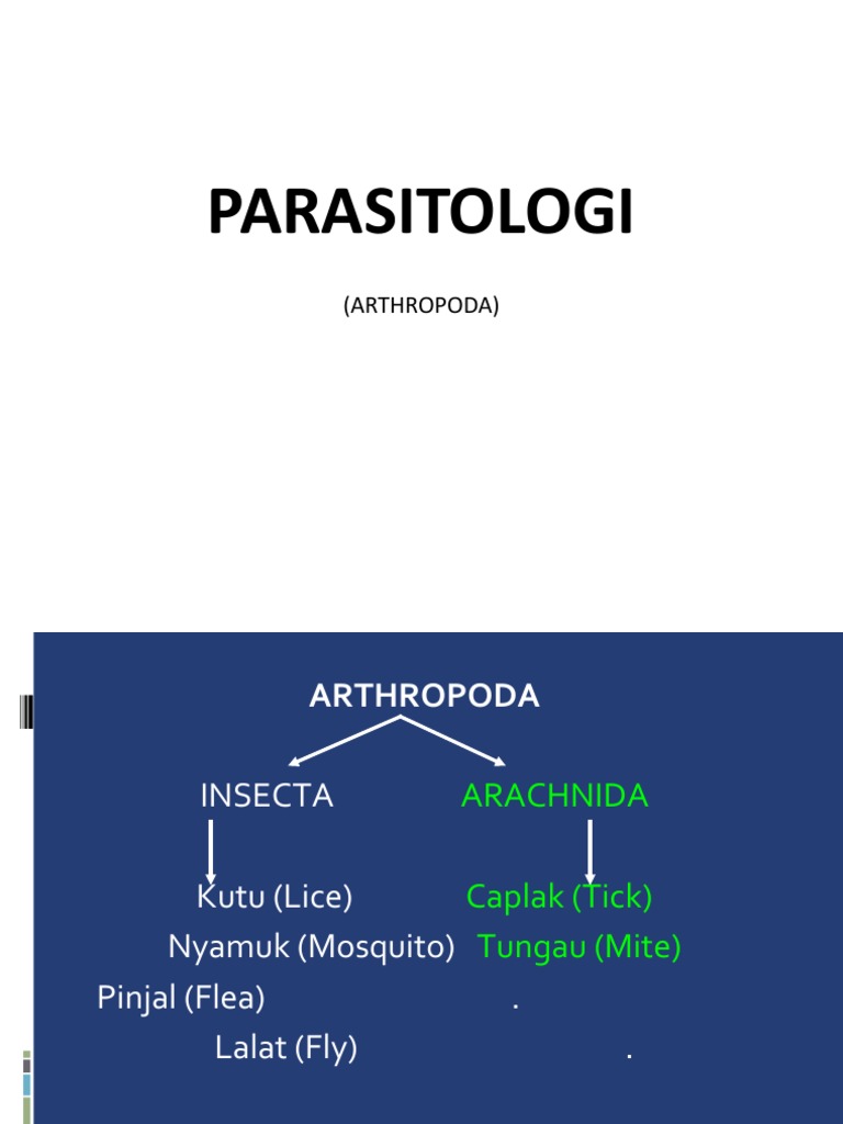 Parasit Arthropoda: Kutu, Caplak, dan Tungau | PDF