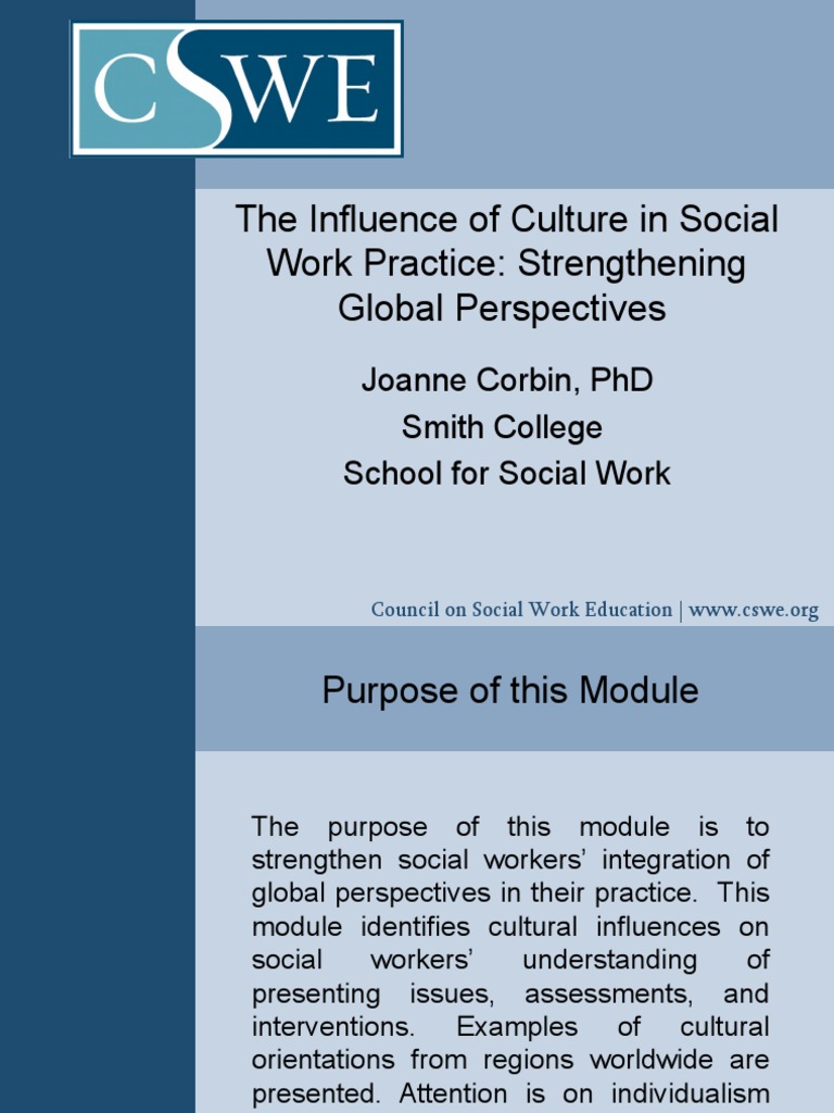 Cultural Competence in Social Work Practice | PDF | Collectivism ...
