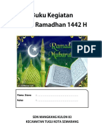 Buku Kegiatan Bulan Ramadhan