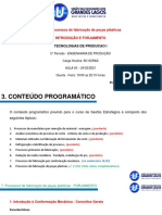 TPI - 3 - Processos de Fabricação Por Conformação Mecânica