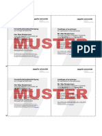 Certificate of Enrollment Mr. Max Mustermann Immatrikulationsbescheinigung