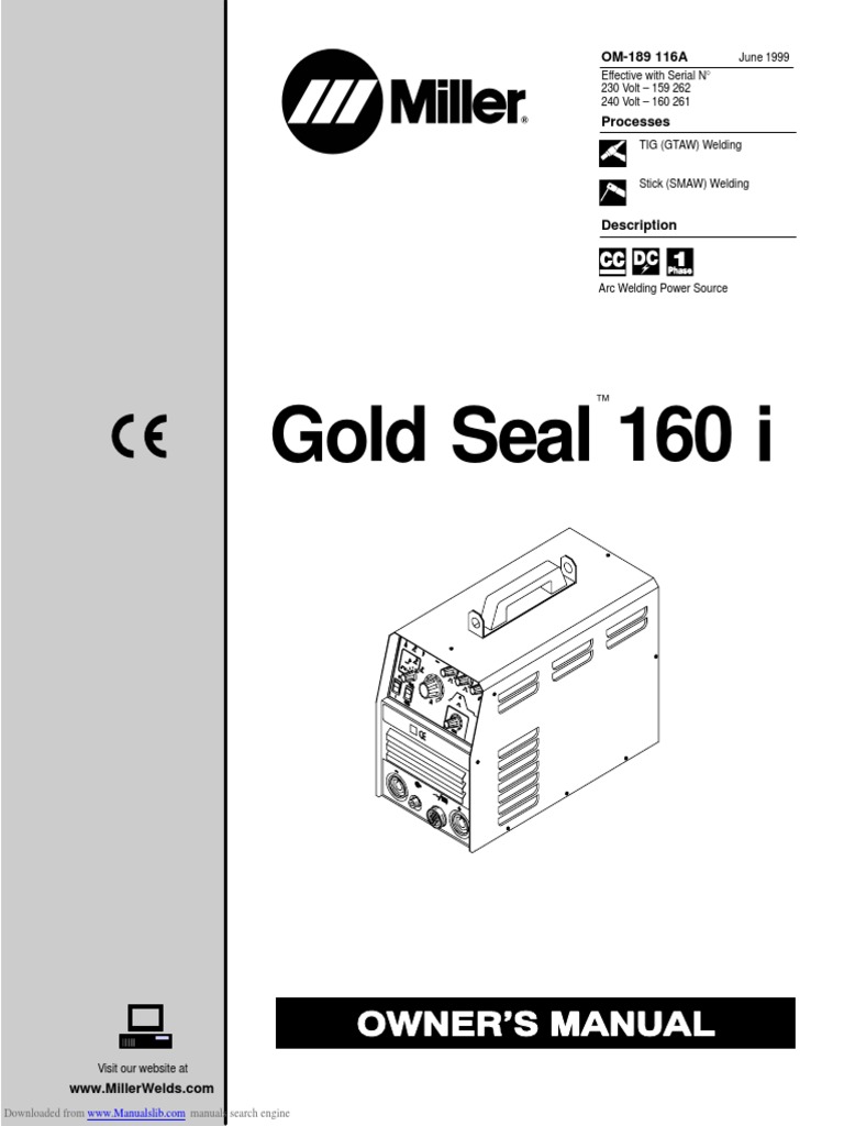Gold Seal 160 I PDF Welding Construction