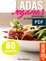 Saladas Veganas 80 receitas