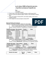 Base de datos MDB al final del ejercicio