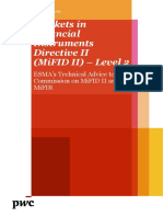 PWC Markets in Financial Instruments Directive 2 Mifid 2 Level 2