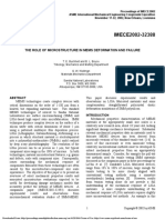 IMECE2002-32388: The Role of Microstructure in Mems Deformation and Failure