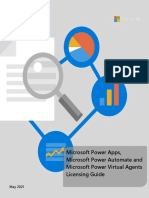 Power Apps, Power Automate and Power Virtual Agents Licensing Guide - May 2021