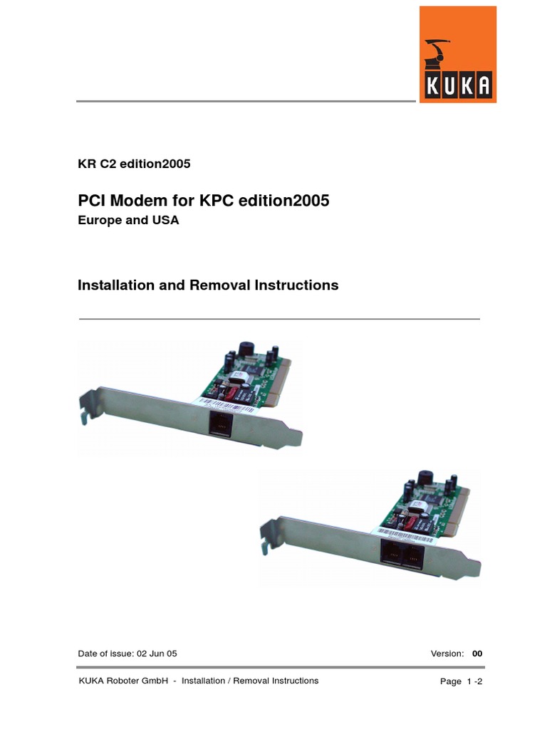 Krc2 Pci Modem | PDF | Device Driver | Menu (Computing)