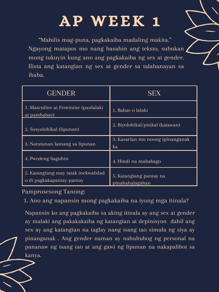 Ap Week 1 Q3 | PDF
