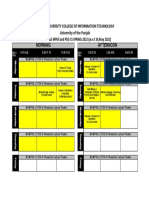 TIME TABLE M.Phil-PhD CS Spring 2021 (Old Campus)
