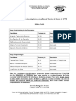 Resultado Edital 012013