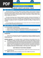 Study Guide Module 1 ProfEd107 Assessment in Learning 1